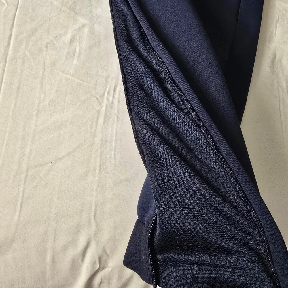 Nike Training Pants Mens XL Navy Blue Therma-FIT Zippered Cuffs Joggers